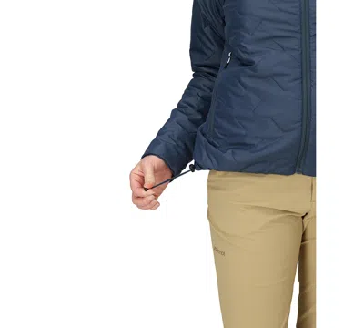 Marmot Women's Monoquilt Elastic-bound Cuff Jacket In Blue