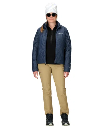 Marmot Women's Monoquilt Elastic-bound Cuff Jacket In Blue