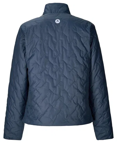 Marmot Women's Monoquilt Elastic-bound Cuff Jacket In Blue