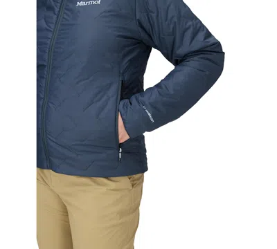 Marmot Women's Monoquilt Elastic-bound Cuff Jacket In Blue