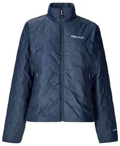 Marmot Women's Monoquilt Elastic-bound Cuff Jacket In Blue