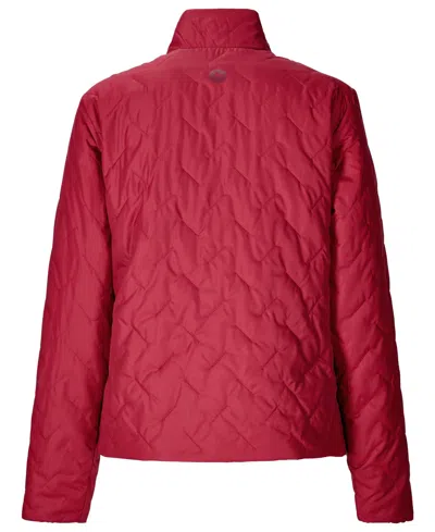 Marmot Women's Monoquilt Elastic-bound Cuff Jacket In Red