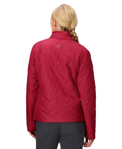 Marmot Women's Monoquilt Elastic-bound Cuff Jacket In Red