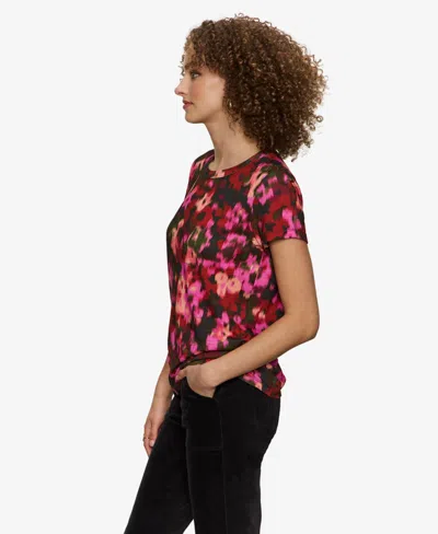 Sanctuary The Perfect Tee In Burgundy