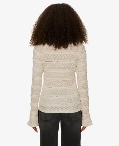 Sanctuary Lovely Lace Top In Neutral