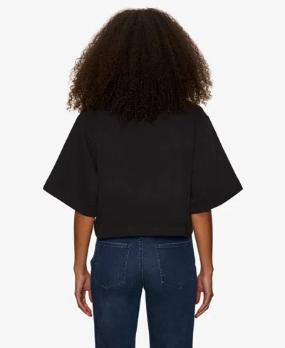 Sanctuary Women's Embellished Semi Crop Short-sleeve T-shirt In Black