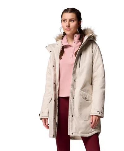 Columbia Women's Suttle Mountain Long Insulated Jacket In Neutral