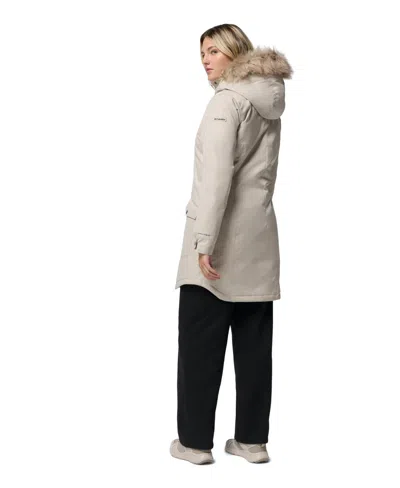Columbia Women's Suttle Mountain Long Insulated Jacket In Neutral