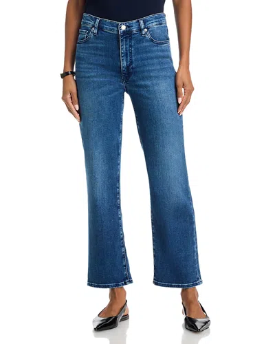 Frame Le Sleek Straight High Rise Jeans In Reign In Multi
