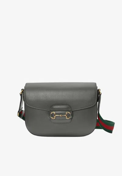 Gucci Horsebit Leather Messenger Bag In Multi