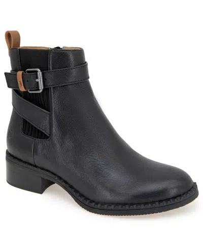 Gentle Souls Women's Bolton Buckle Booties In Black