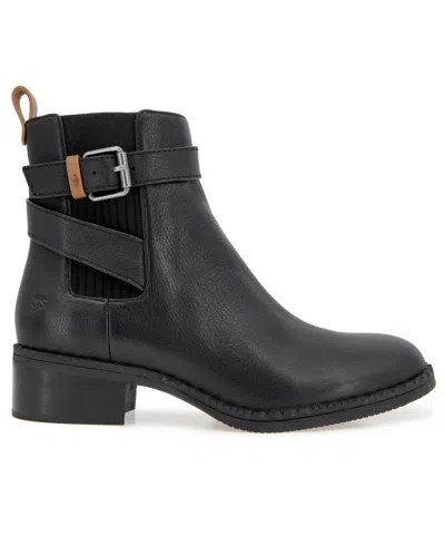 Gentle Souls Women's Bolton Buckle Booties In Black