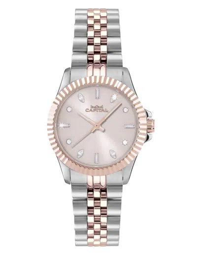 Capital Donna Watch  Ax8171-02-ui 30 Mm In Silver