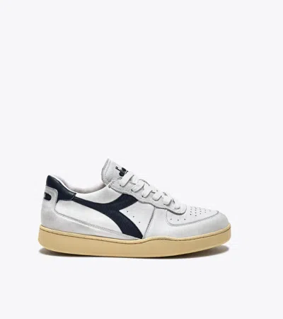 Diadora Men's Sneakers  179043.c4656 Mi Basket Low Usd White/blue Profonfo In White