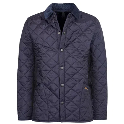 Barbour Jackets Man  - Heritage Liddesdale Quilt - Blue In Blue