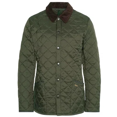 Barbour Jackets Man  - Heritage Liddesdale Quilt - Olive In Green