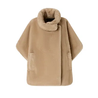 Pinko Beige Bedside Table Hood In Brown