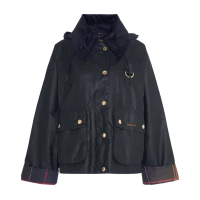 Barbour Women's Jackets  - Reighton Wax - Black In Blue
