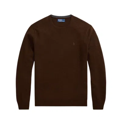 Polo Ralph Lauren Men's Sweaters Ralph Lauren - Ls Cn Pp Long Sleeve Pullover - Brown In Brown