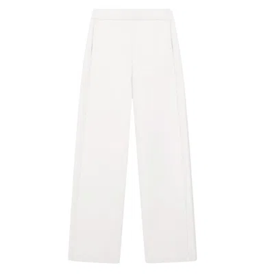 Emporio Armani Straight-leg Trousers In White