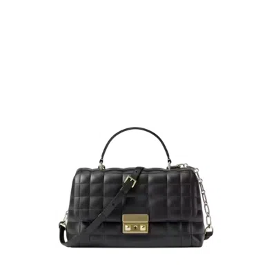 Michael Kors Michael  Tribeca Small Top Handle Satchel Bag In Black