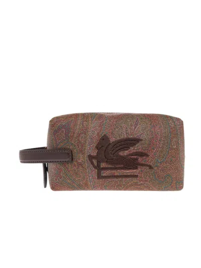 Etro Pouch S Arnica In Brown