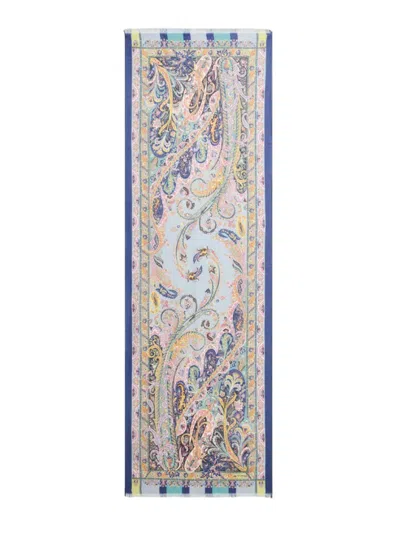 Etro Scarves Woman  - Scarves Scarf Woman - Blue In Multi