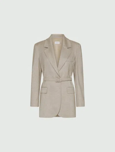 Marella Blazer Woman Hazelnut In Gray