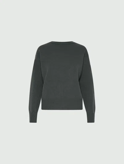 Marella Knitted Woman Olive In Gray