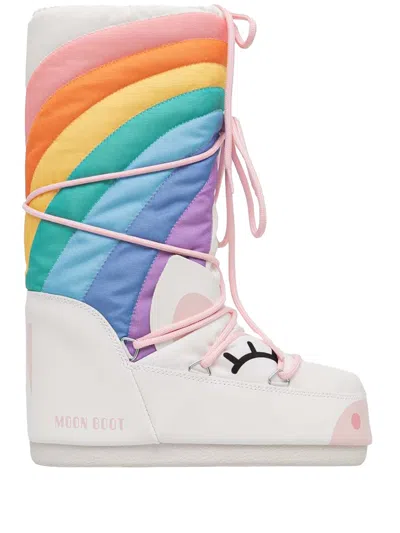 Moon Boot Icon Unicorn Boots In White