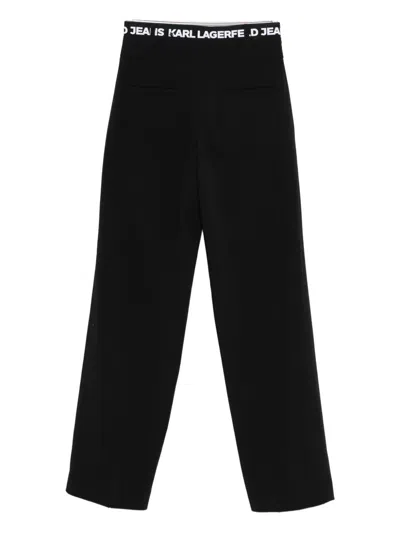 Karl Lagerfeld Women's Trousers In Black
