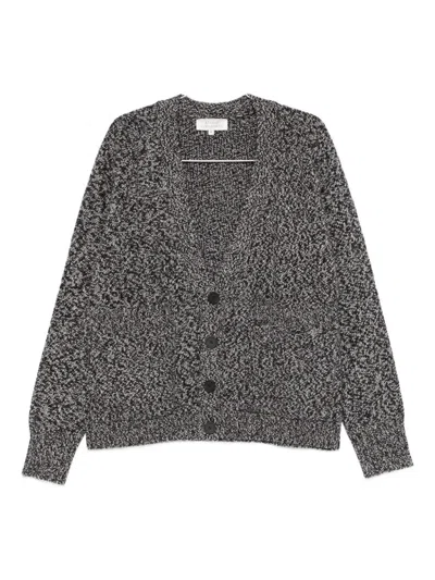 Studio Nicholson V-neck Long Sleeve Cardigan Pockets In Multi