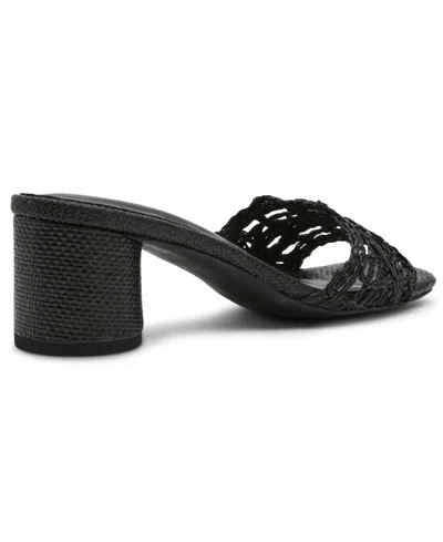 Anne Klein Women's Flores Block Heel Sandals In Black