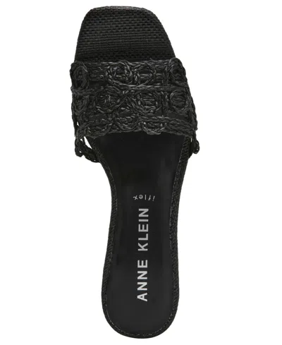 Anne Klein Women's Flores Block Heel Sandals In Black