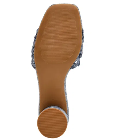 Anne Klein Women's Flores Block Heel Sandals In Blue