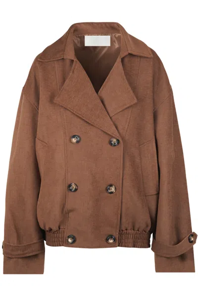 La-femme-blanche La Femme Blanche - Bomber - 461363 - Cammello In Brown