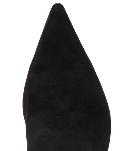 Madden Girl Women's Shakke Knee-high Fringe Dress Boots In Black