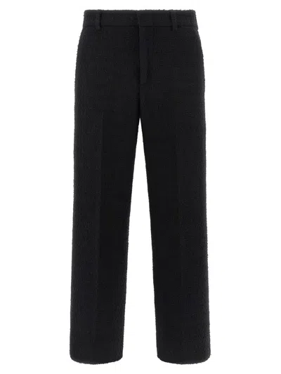 Gucci Black Cropped Trousers In Black