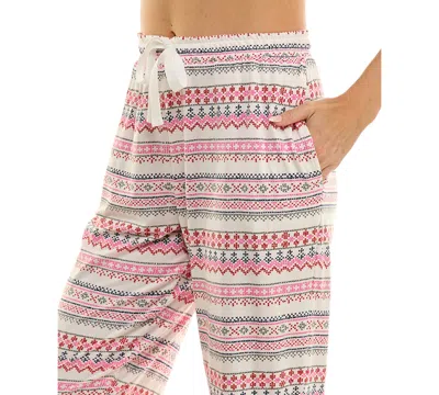 Roudelain Women's Printed Contrast Waistband Joggers In Multi