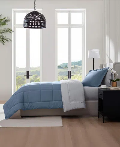 Nestl Luxury Soft Reversible 5-pc. Comforter Set, Twin In Blue