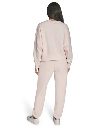Calvin Klein Women's Performance Flocked Logo Jogger Sweatpants In Neutral
