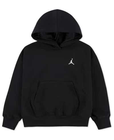 Jordan Big Girls 7-16 Brooklyn Pull-on Hoodie In Black
