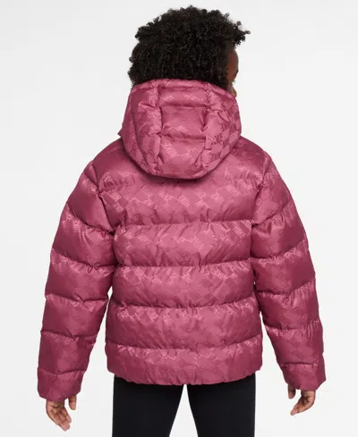 Nike Big Boys And Girls Sportswear All Day Play Loose-fit Puffer Jacket In Pink