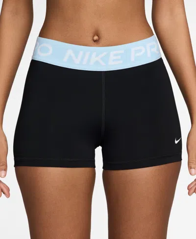 Nike Pro Women's 3" Shorts In Black