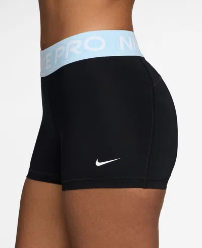 Nike Pro Women's 3" Shorts In Black