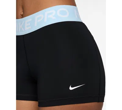 Nike Pro Women's 3" Shorts In Black