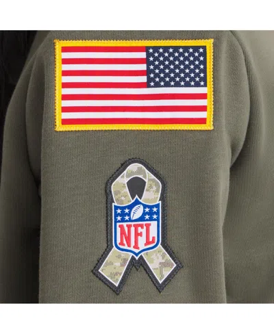 Nike Olive Kansas City Chiefs 2025 Salute To Service Sideline Standard Issue Dri-fit Hoodie In Green