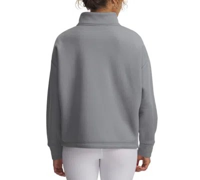 Under Armour Women's Armour Fleece Half Zip Sweatshirt In Gray
