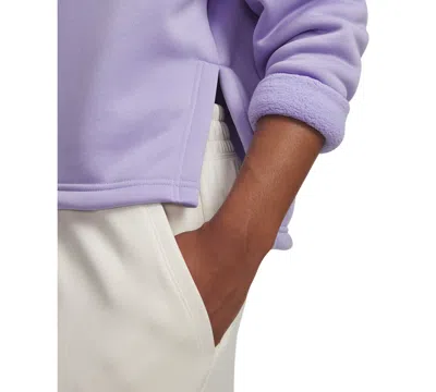 Under Armour Women's Armour Fleece Half Zip Sweatshirt In Purple