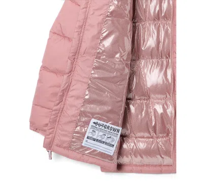 Columbia Big Boys Pike Lake Ii Quilted Full-zip Hooded Puffer Jacket In Pink